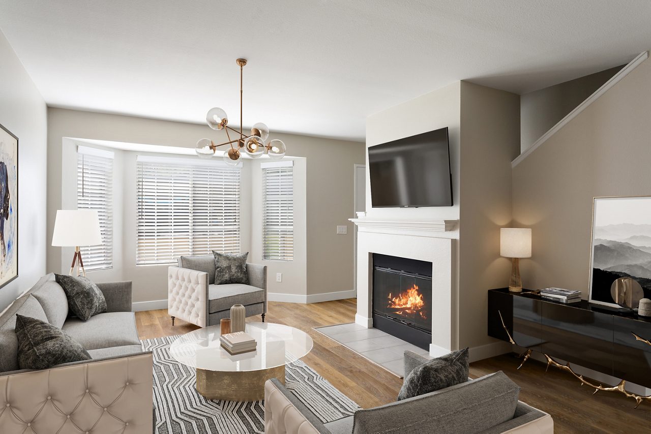 Promenade Terrace - Corona, CA - Interior Living Room