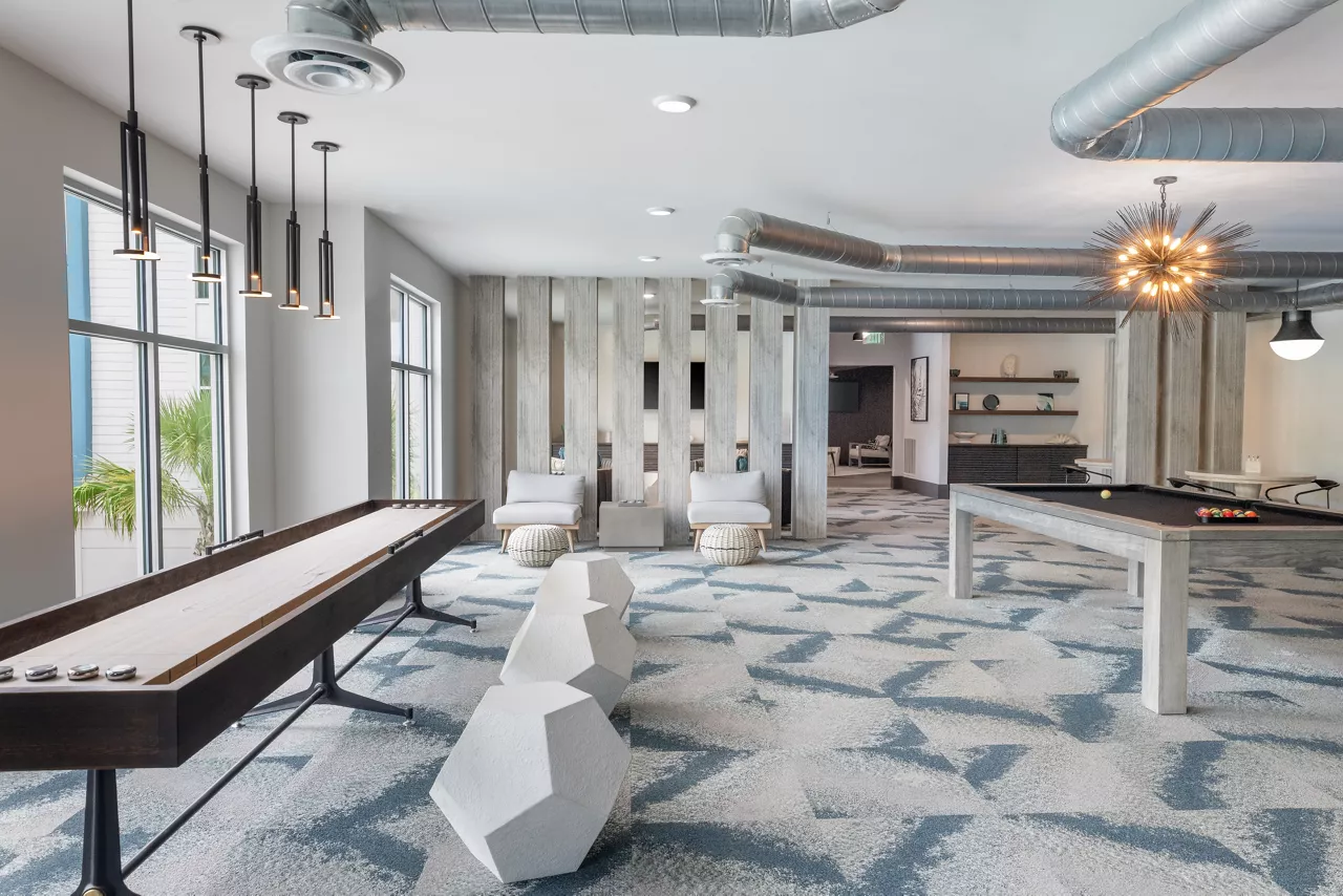 Cue Apartments in Jacksonville, FL - Game Room