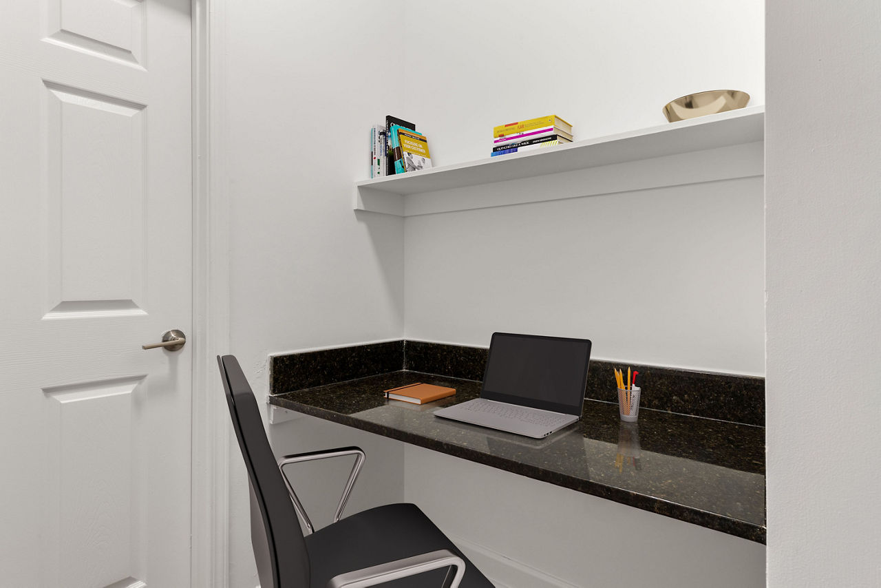 Work space at The Hartley