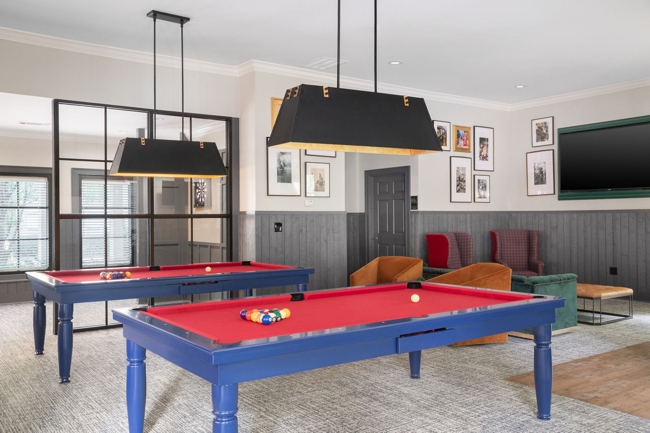 Game room at The Hartley