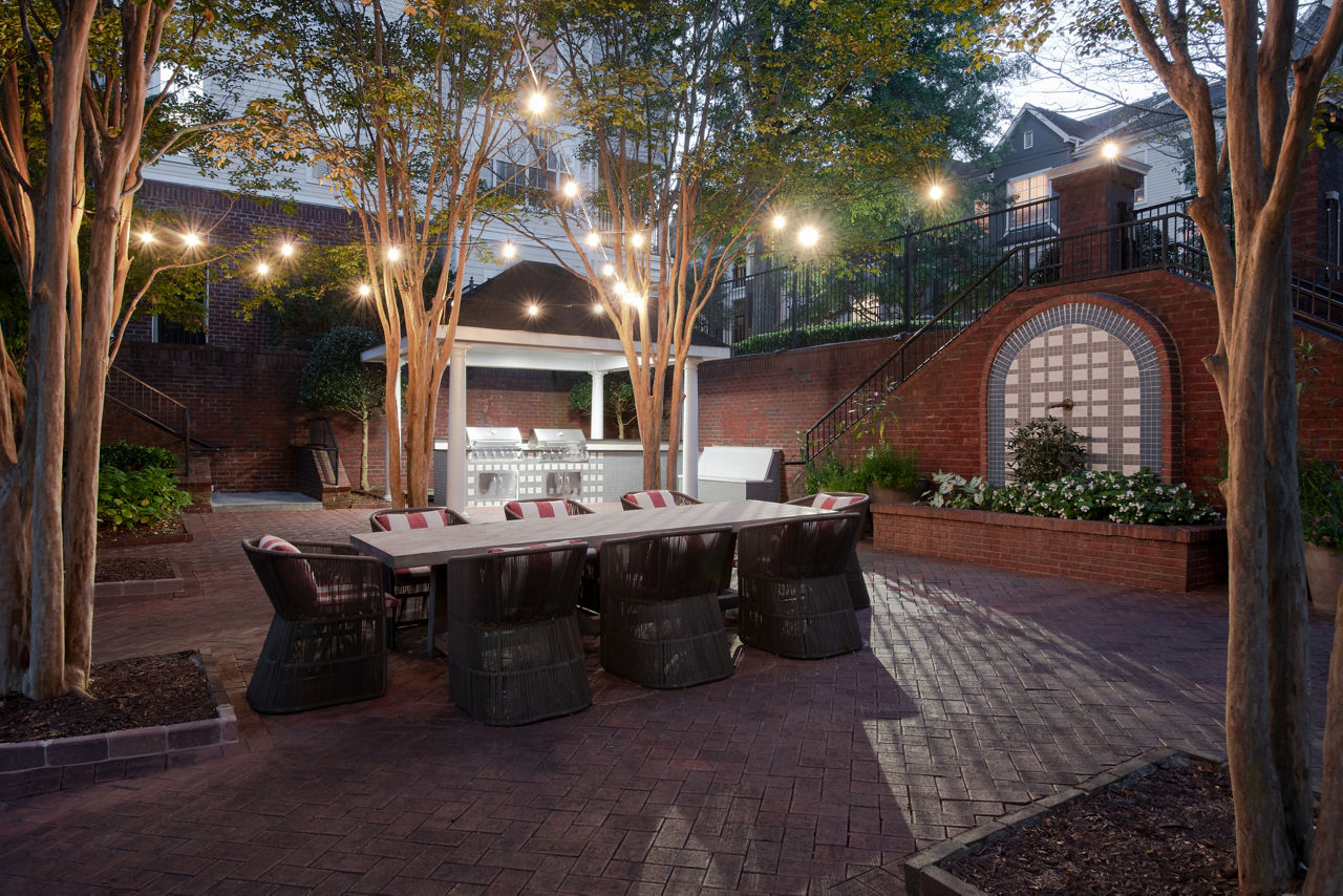 Grill area at The Hartley