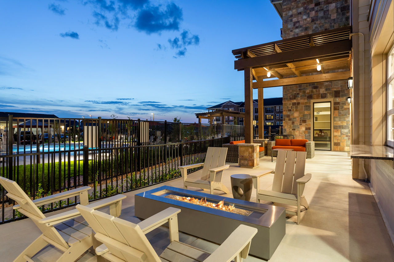 The Haven - Denver, CO - Fire Pit Balcony