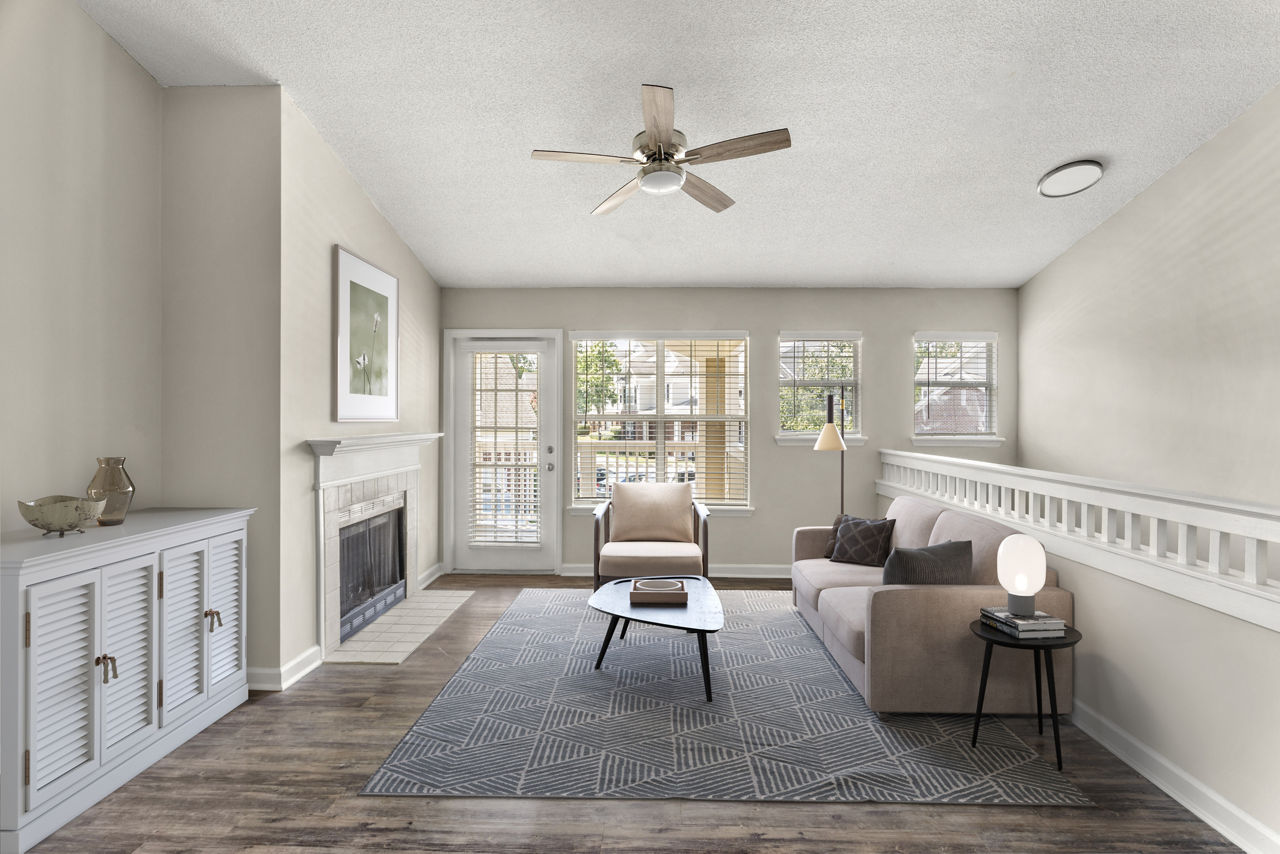 Preston Reserve Apartments - Cary, NC - Living Room