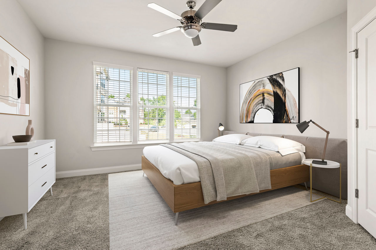 Villages at Raleigh Beach - Raleigh, NC - Bedroom