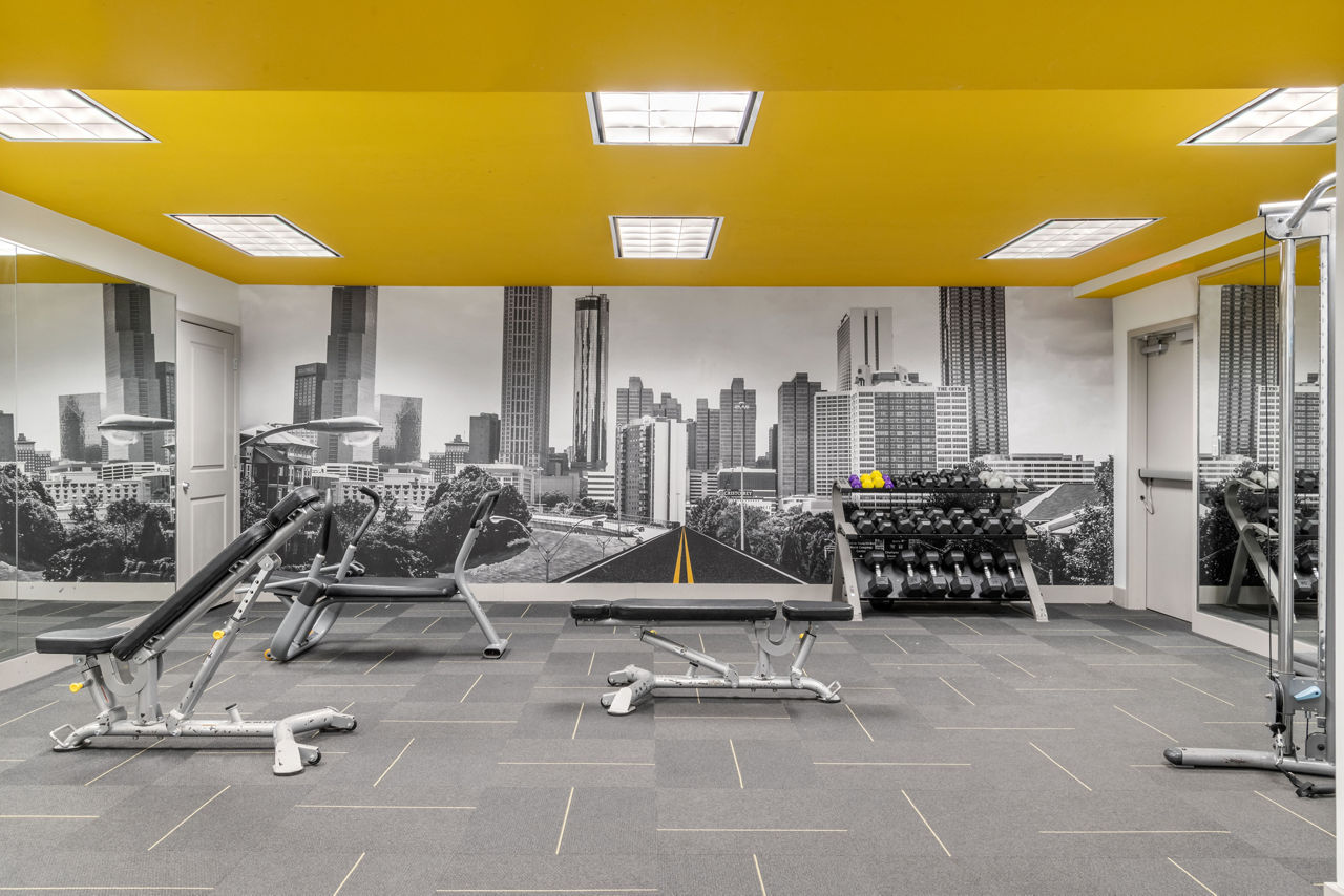 Gym at Bower Westside (1 of 2)