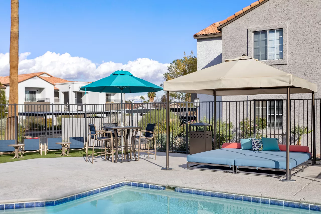 The Sanctuary Apartments in Las Vegas, NV - Cabanas