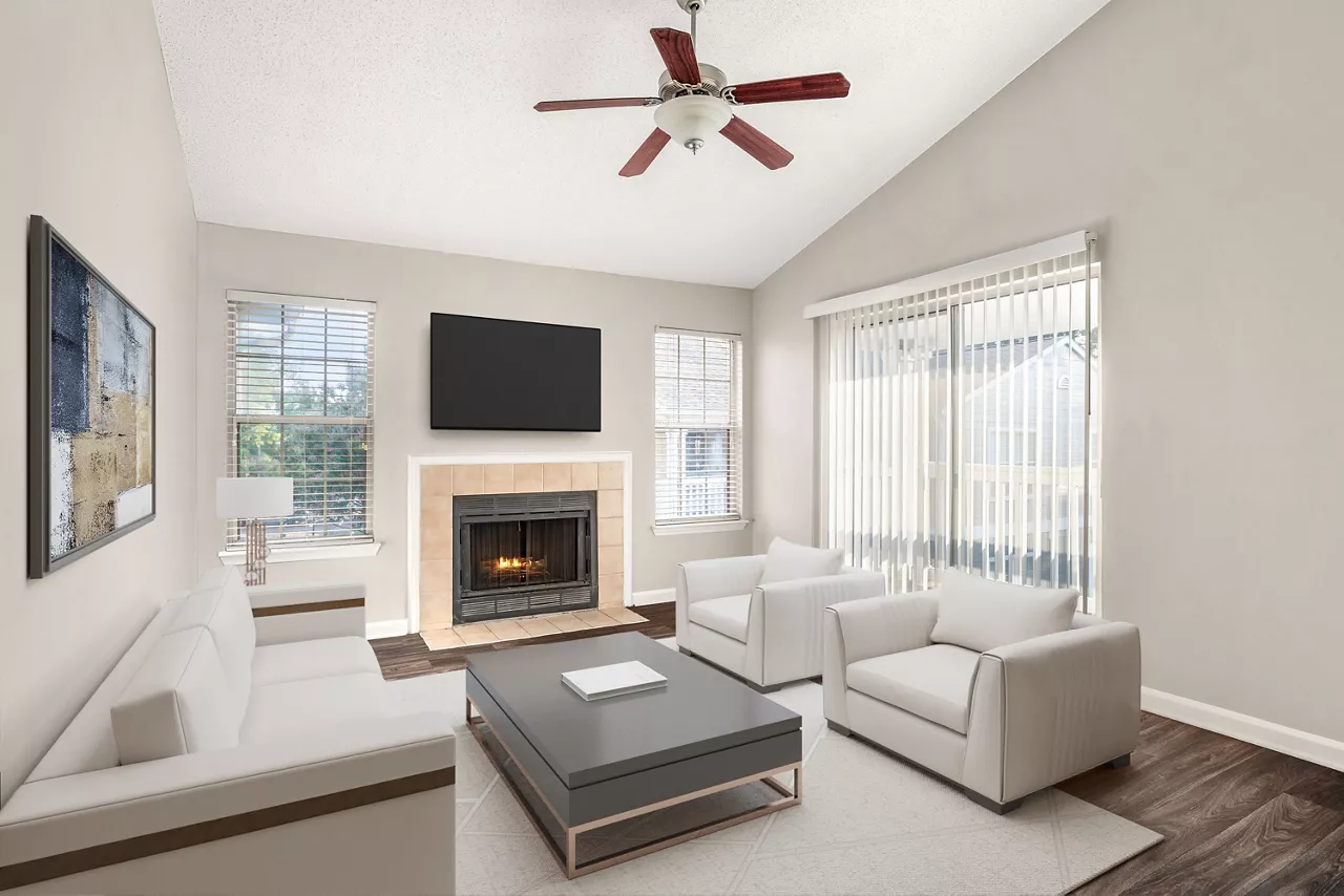 Windsor Falls - Raleigh, NC - Living Room