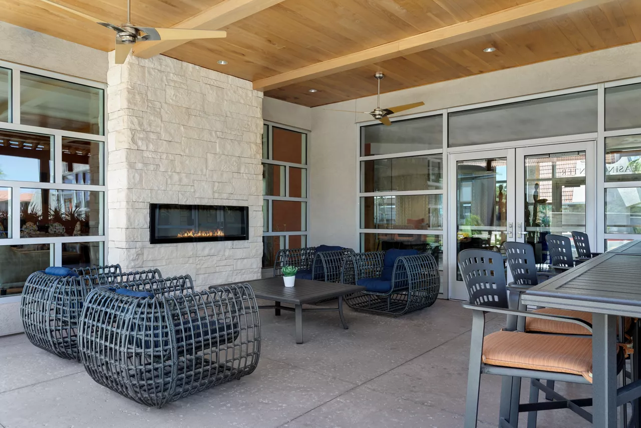 Denim Scottsdale in Scottsdale, AZ - Outdoor Fireplace