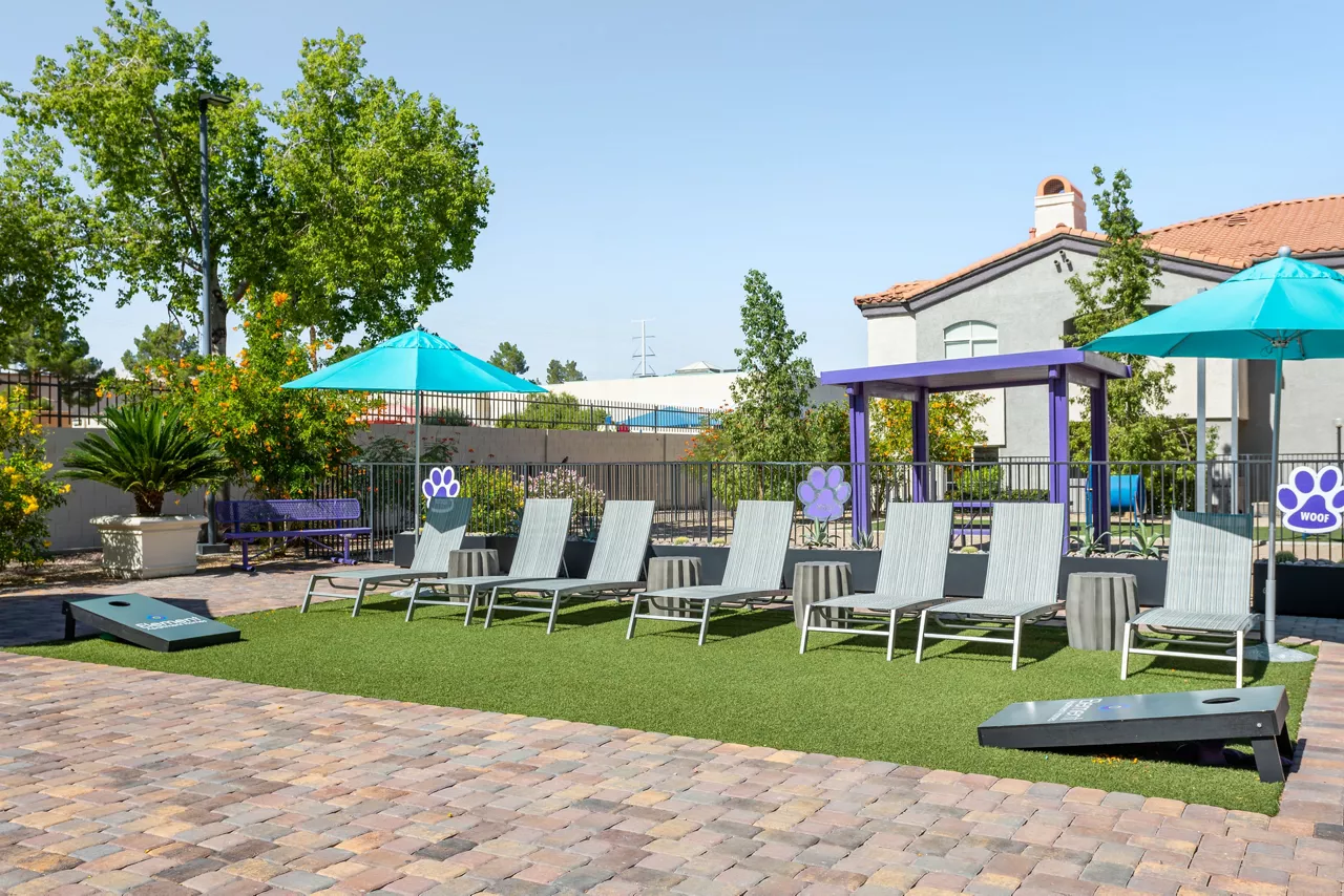 Element Apartments in Las Vegas, NV  - Social Lawn