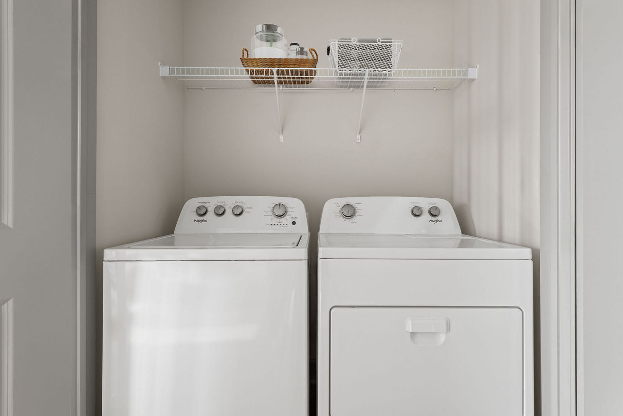 Laundry room at The Ellison