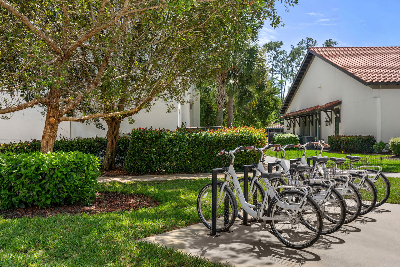 Bike room at Aster at Lely Resort