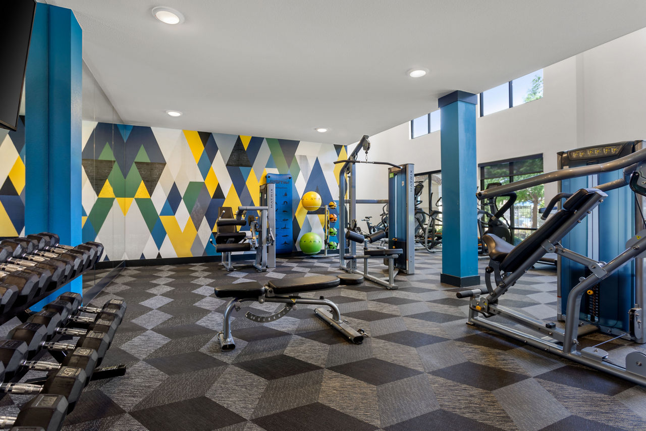 Gym at Alleia at Presidio (2 of 2)