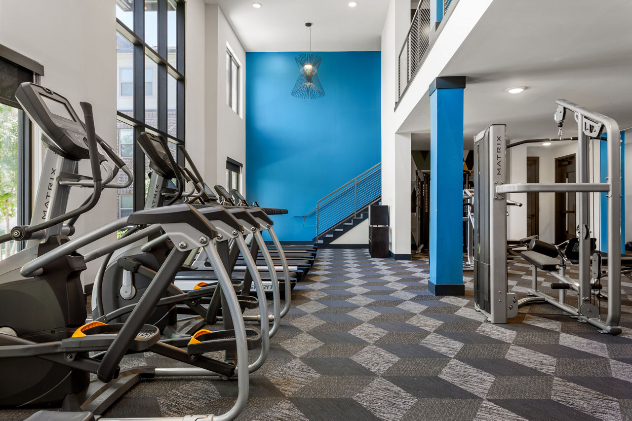 Gym at Alleia at Presidio (1 of 2)