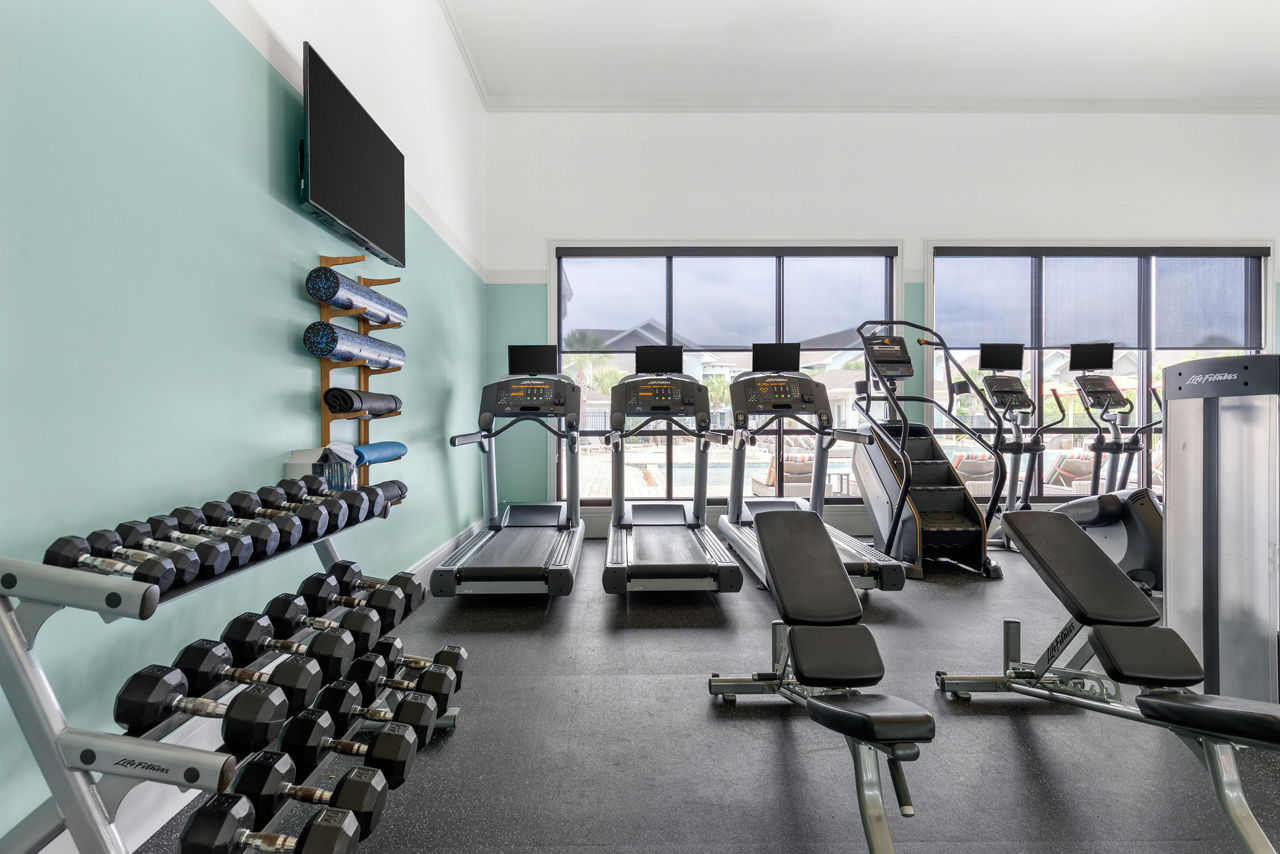 Gym at Luxe Lakewood Ranch (1 of 2)