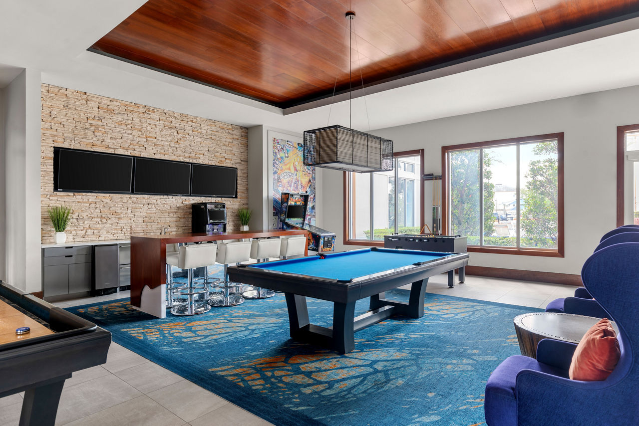 Game room at Horizon at Wiregrass Ranch