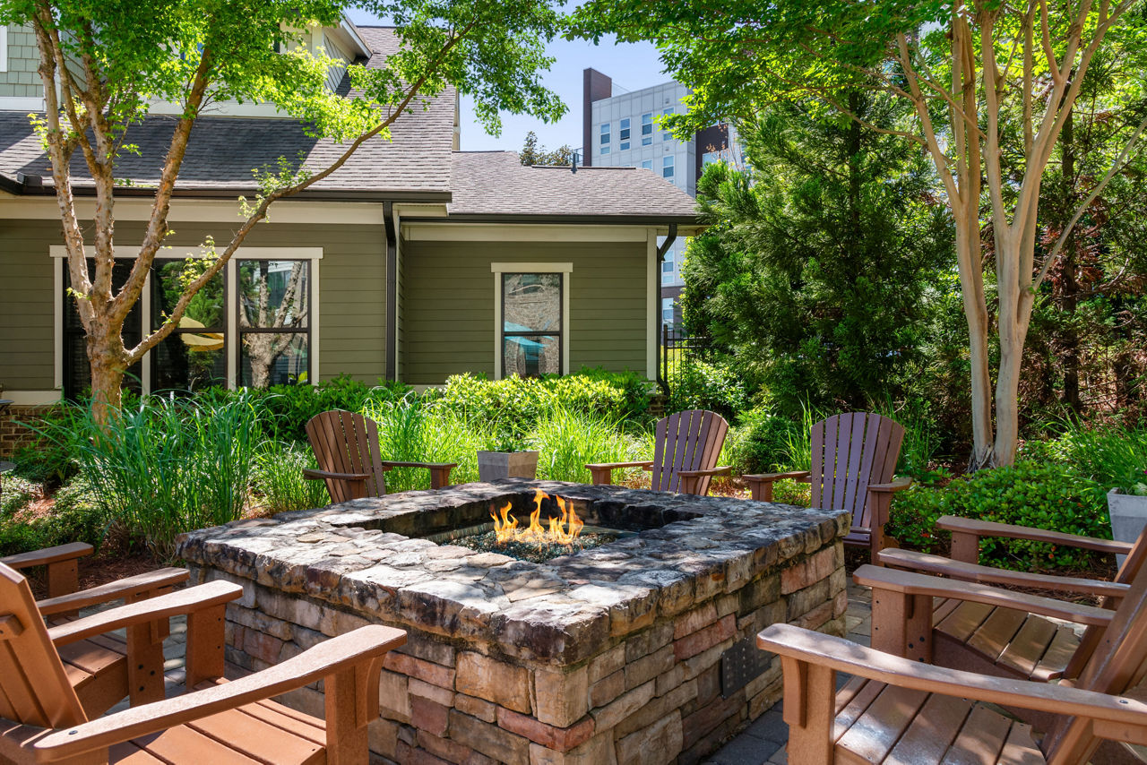 Grill area at Aldridge at Town Village (1 of 2)