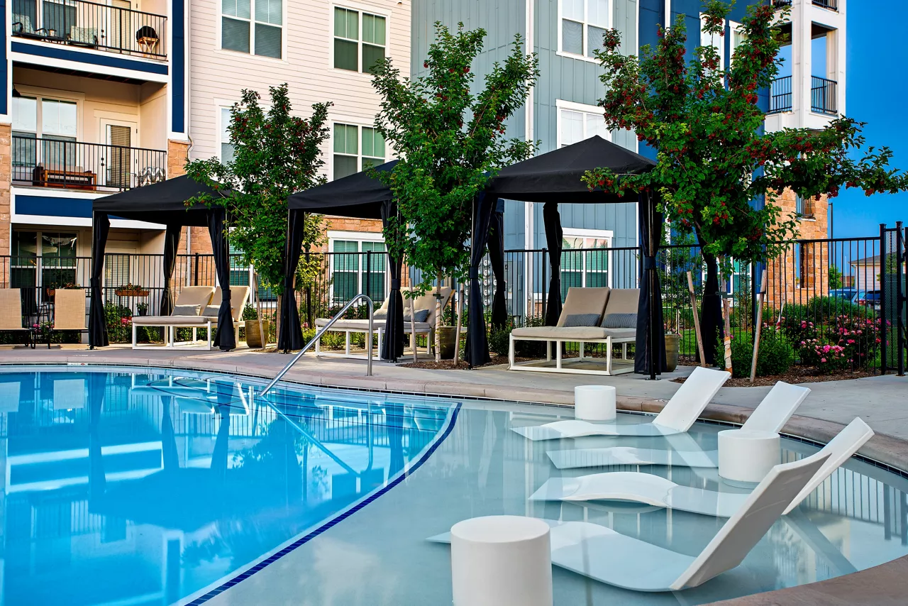 The Lofts at Highlands - Longmont, CO - Pool and Cabanas