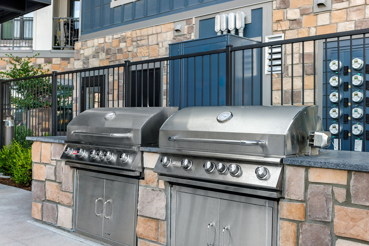 Grill area at Pine and