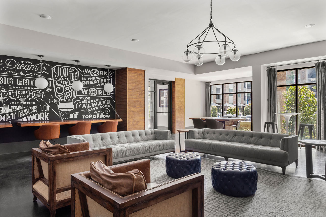 Work space at 1760 Apartments