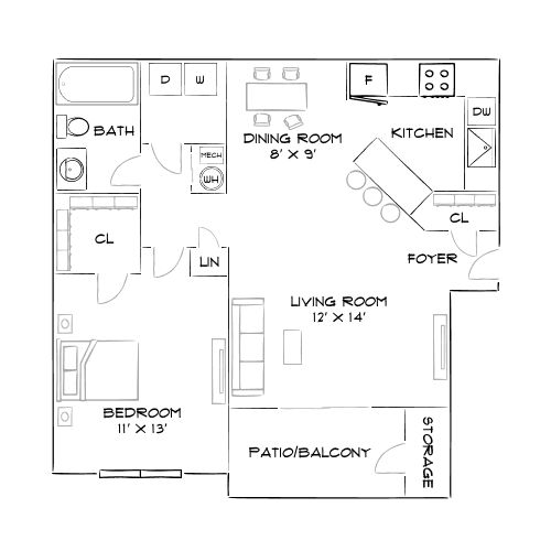 Buckhead and Vine - Atlanta, GA - Diagram