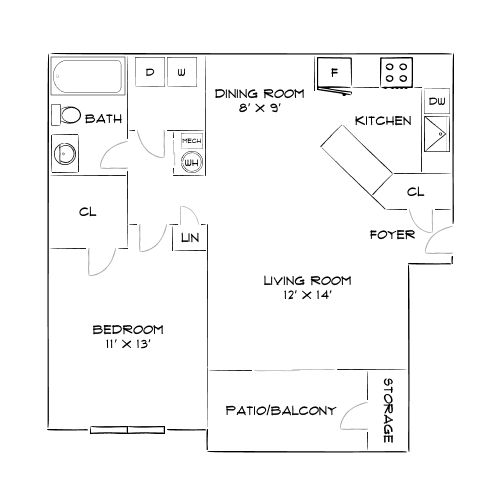 Buckhead and Vine - Atlanta, GA - Diagram