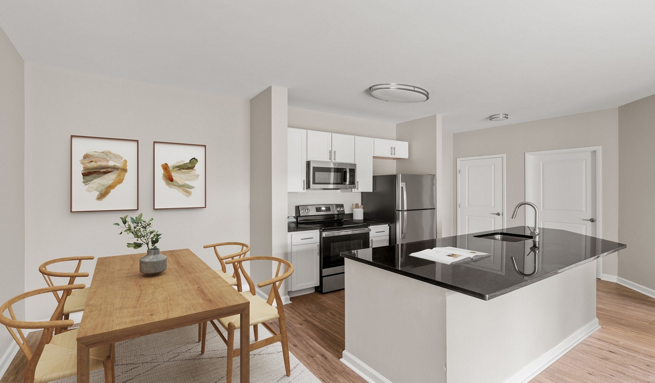 The Chase at Overlook Ridge - Revere, MA - Dining Room and Kitchen
