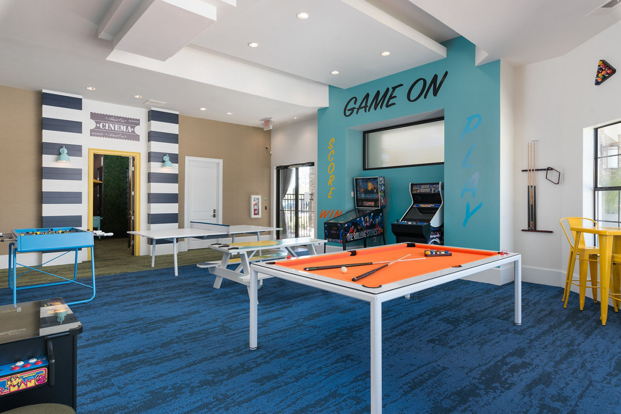 Game room at Citigate