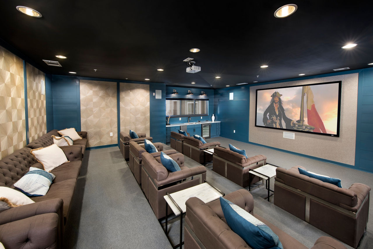 Game room at Lux at Sorrel (1 of 2)