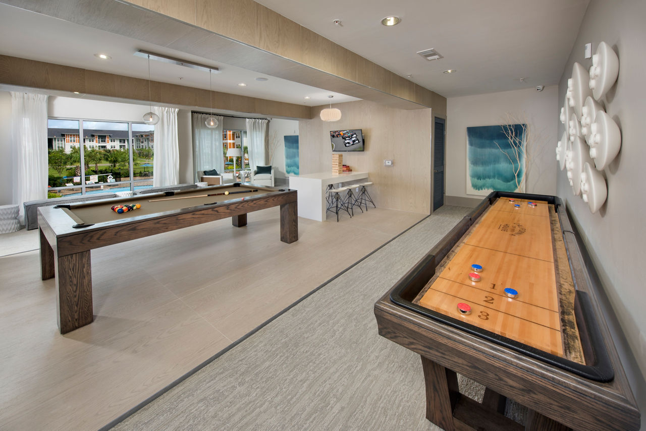 Game room at Lux at Sorrel (2 of 2)