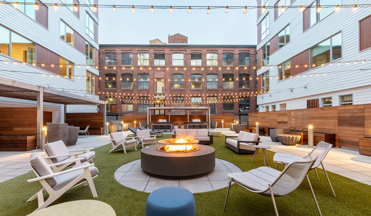 Prism Apartments - Cambridge, MA - Courtyard