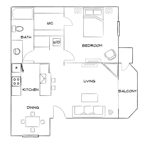 Capri - Las Vegas, NV - Furnished Diagram