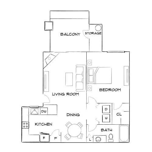 Lumiere Chandler - Chandler, AZ - Floor Plan Diagram