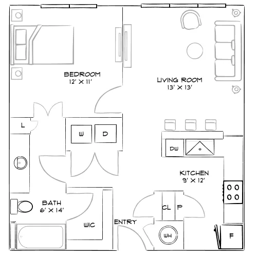Farrington Midtown - Atlanta, GA - Furnished Diagram