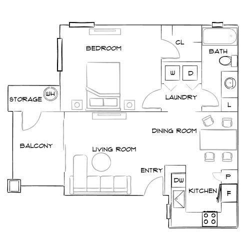 Sierra Foothills - Ahwatukee, AZ - Floor Plan Diagram