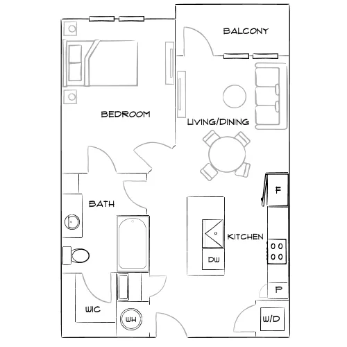The Menlo - Jacksonville, FL - Furnished Diagram