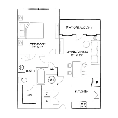 Lux at Sorrel - Jacksonville, FL - Furnished Diagram