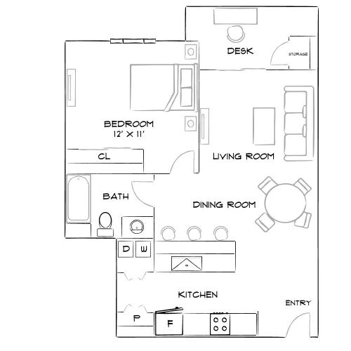 Vue at Centennial - Las Vegas, NV - Furnished Diagram
