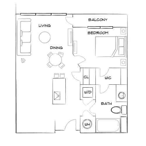 The Blake - Winter Springs, FL - Furnished Diagram