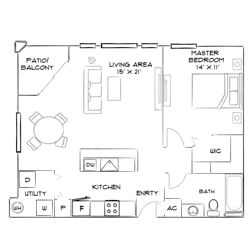 Amara Metrowest - Orlando, FL - Furnished Diagram