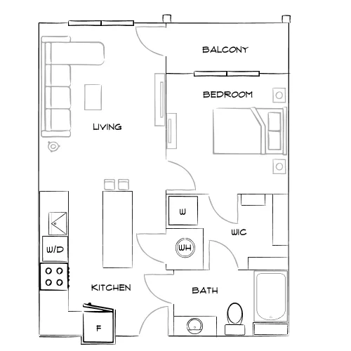 The Adeline - Maitland, FL - Furnished Diagram