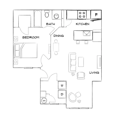 The Terraces at Lake Mary - Lake Mary, FL - Furnished Diagram