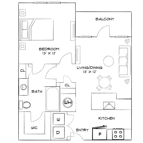 The Pearl Of Viera - Melbourne, FL - Furnished Diagram