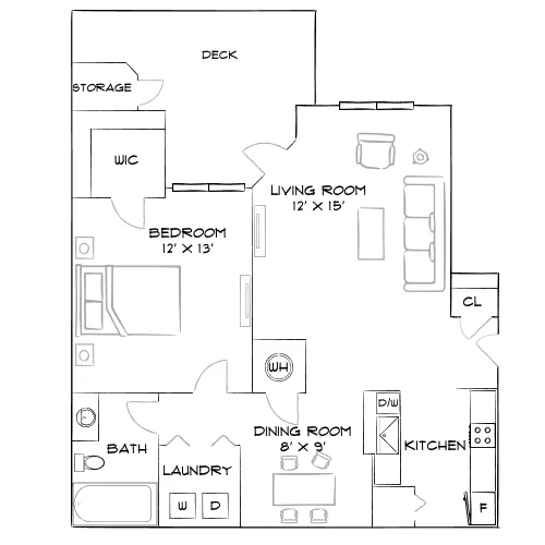 Chattahoochee Ridge - Atlanta, GA - Furnished Diagram