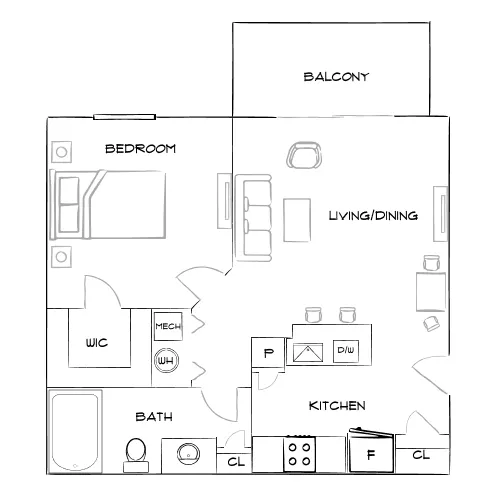 Lumin East Cobb - Marietta, GA - Furnished Diagram
