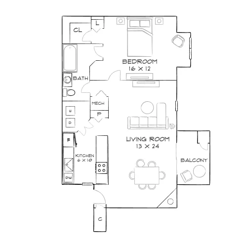 Harbor and Pine - Marietta, GA - Furnished Diagram