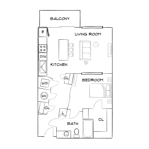 Roswell City Walk - Roswell, GA - Furnished Diagram