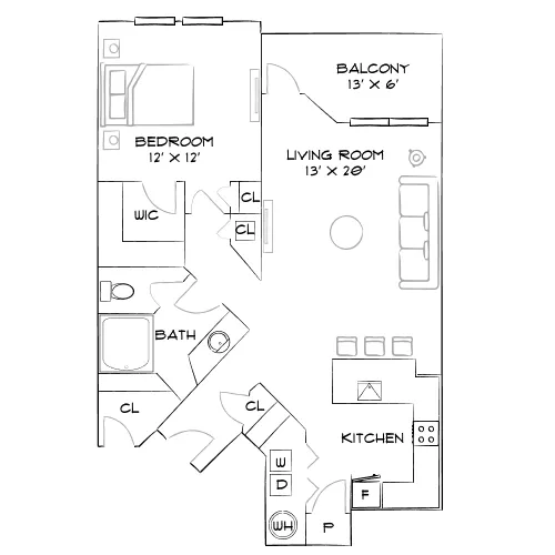 Timucuan Lakeside - Jacksonville, FL - Furnished Diagram