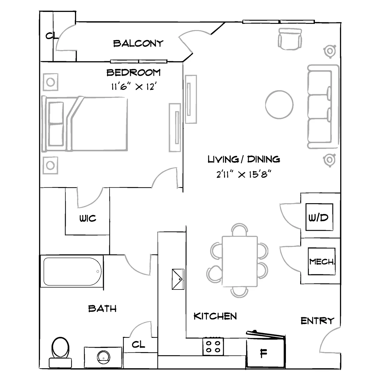 The Lodge at Hidden River - Tampa, FL - Furnished Diagram