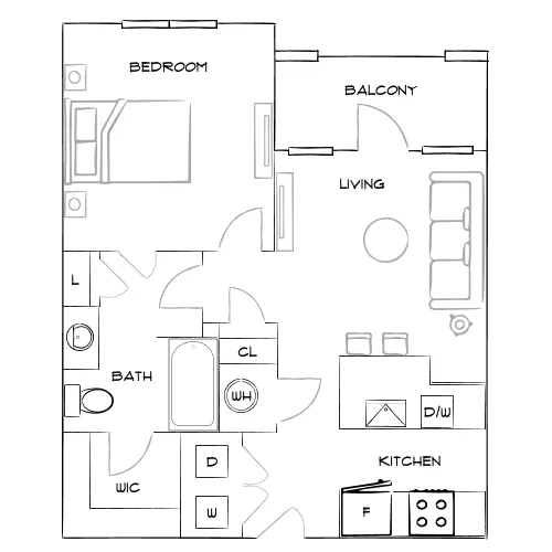 Botanic at Ingleside - North Charleston, SC - Furnished Diagram