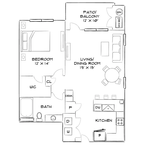 Citigate - Jacksonville, FL - Furnished Diagram